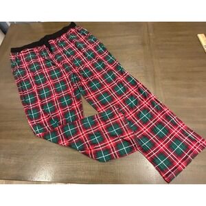 Little Sleepies Women's 3XL Plaid Pajama Pants Loungewear Red Green